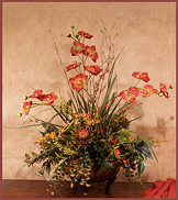 Phalaenopsis Orchid and Artichoke Design